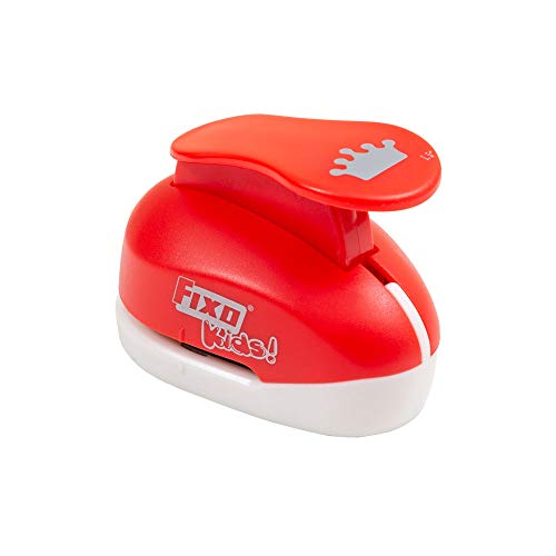 Fester Locher mit Formen, Krone, groß, Rot Fester Locher mit Formen, Krone, groß, Rot von Fixo