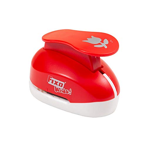 Fester Locher mit Formen, Tulpen, Jumbo, Rot von Fixo