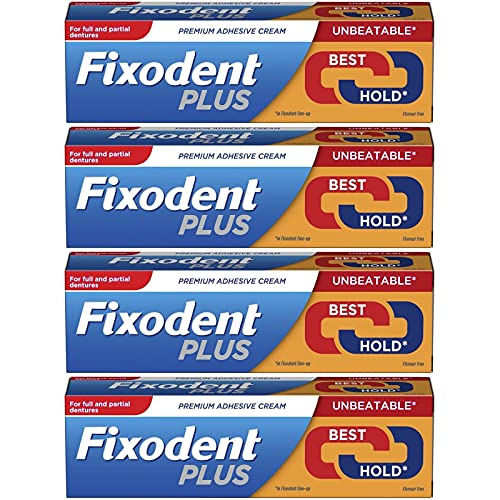 Fixodent Denture Adhesive Cream Dual Power 40g **4 PACK DEAL** by Fixodent Fixodent Denture Adhesive Cream Dual Power 40g **4 PACK DEAL** by Fixodent von Fixodent