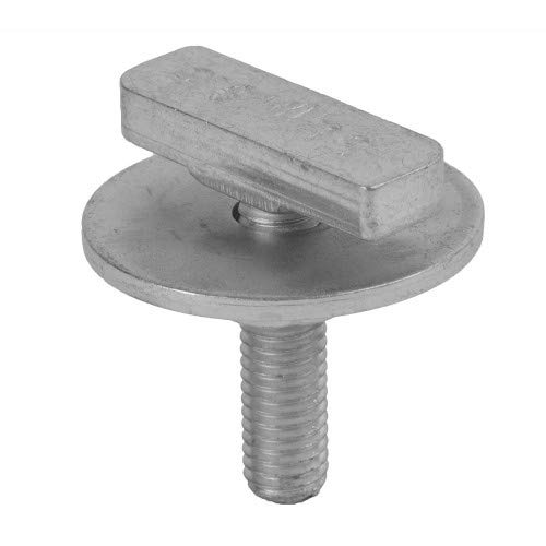 10 Stück-Hammerkopf-Schraube für C-Profil Montageschiene 27x18mm bis 38x40mm Gewinde M8 von qpool24