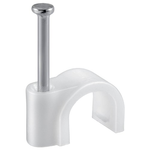 5er Set fixPoint Kabelschelle 9,0 mm weiß (100 Stück) von Fixpoint