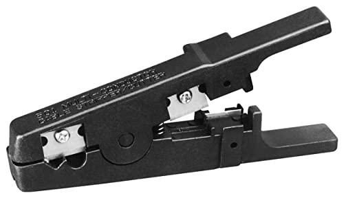 Fixpoint 11945 Universal Abisolierwerkzeug mit 4 Klingen, Für Kabel von 3, 2 mm, 9, 5 mm Durchmesser, 22 AWG von Fixpoint