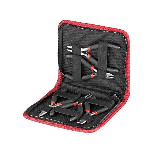 Goobay 77115 Zangenset Zange / Feinmechaniker Zangen Set / 1x Seitenschneider / 1x Spitzzange / 1x Spitzzange gebogen / 1x Rundzange / 1x Kombizange / Schmuckzange 5er Set Goobay 77115 Zangenset Zange / Feinmechaniker Zangen Set / 1x Seitenschneider / 1x Spitzzange / 1x Spitzzange gebogen / 1x Rundzange / 1x Kombizange / Schmuckzange 5er Set von goobay
