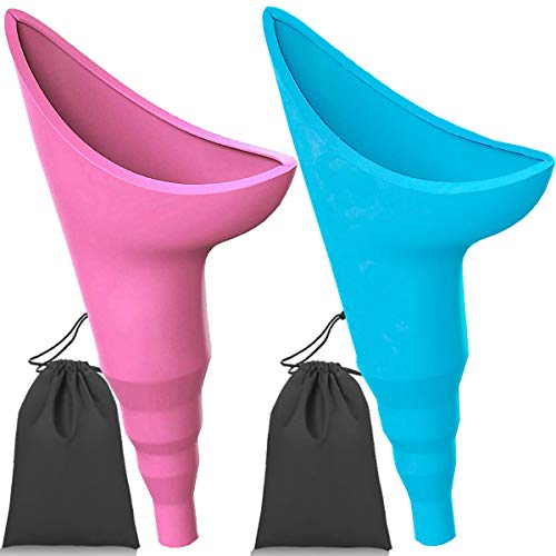 Fiyuer Frauen urinal pinkelhilfe 2 Pcs frauenurinal silikon mit Schutzhülle Pinkelhilfe Stehen weibliches für Schwangere Damen perfekt bei Outdoor Fiyuer Frauen urinal pinkelhilfe 2 Pcs frauenurinal silikon mit Schutzhülle Pinkelhilfe Stehen weibliches für Schwangere Damen perfekt bei Outdoor von Fiyuer