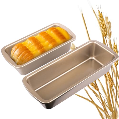 Fizdoqg Brotbackform 2 Stück Toastbrot Backform Kastenform Backform Kastenform Brot Toastform für Brot und Kuchen Kuchen Form zum Brotbacken von Fizdoqg