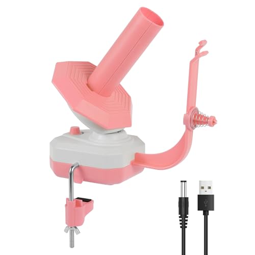 Garnwickler Pro, elektrischer Garnknäuelwickler zum Häkeln, Upgrade mit Doppelfederspannung, 284 g, große Kapazität, stufenlose Geschwindigkeit, automatischer Strickgarnwickler, Wollspinnerrolle für von Fizocosisto