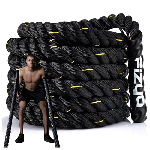 FIZYO Battle Rope 15m – Fitness Seil für Functional Training, Kraft, Ausdauer & Muskelaufbau – Robustes Trainingsseil mit Ummantelung – Workout Rope für Crossfit, Home Gym & Outdoor Training FIZYO Battle Rope 15m – Fitness Seil für Functional Training, Kraft, Ausdauer & Muskelaufbau – Robustes Trainingsseil mit Ummantelung – Workout Rope für Crossfit, Home Gym & Outdoor Training von Fizyo