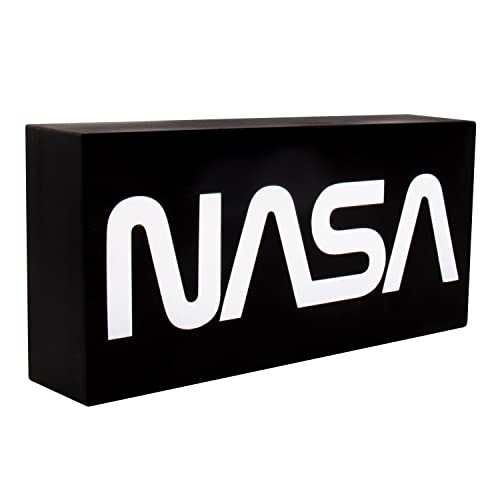 Fizz Creations NASA Logo Licht NASA inspiriertes Stimmungslicht USB Stromversorgung mit mitgeliefertem Kabel 22 cm hoch von der NASA inspirierte Ware von Fizz Creations