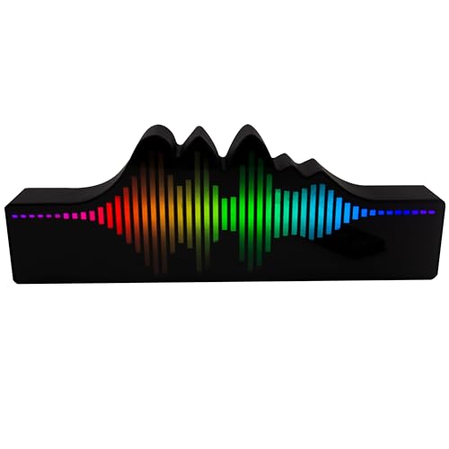 Fizz Creations Sound Wave Multi Color LED Licht von Reagiert auf Ton, inklusive 13 einstellbaren Farben, 5 einstellbare Geschwindigkeiten & Fernbedienung, Stromversorgung über USB mit mitgeliefertem von Fizz Creations