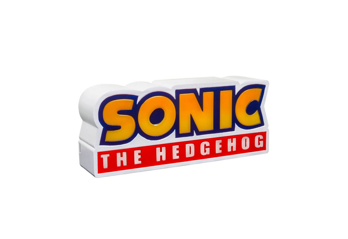 Fizz creations Nachtlicht Sonic The Hedgehog Logo-Licht, LED fest integriert, Offiziell Lizenziertes Sonic The Hedgehog-Merchandise von Fizz creations