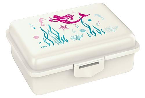 Fizzii Lunchbox (Inkl. Obst-/ Gemüsefach, schadstofffrei, spülmaschinenfest, Motiv: Meerjungfrau) von Fizzii