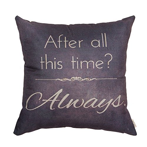 Fjfz Retro Vintage After All This Time Always Motivational Sign Inspirational Zitat Baumwolle Leinen Home Decorative Throw Pillow Case Cover for Sofa Couch, Gray Brown, 45,7 x 45,7 cm Fjfz Retro Vintage After All This Time Always Motivational Sign Inspirational Zitat Baumwolle Leinen Home Decorative Throw Pillow Case Cover for Sofa Couch, Gray Brown, 45,7 x 45,7 cm von Fjfz