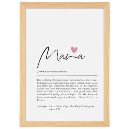 Fjllrven Definition Poster & Kunstdrucke | Weihnachtsgeschenke Mama Geschenk Muttertag | Muttertagsgeschenk Wandbilder | Weihnachten Geschenke für Mama Geburtstag | Wohnzimmer DINA A4 mit Rahmen Fjllrven Definition Poster & Kunstdrucke | Weihnachtsgeschenke Mama Geschenk Muttertag | Muttertagsgeschenk Wandbilder | Weihnachten Geschenke für Mama Geburtstag | Wohnzimmer DINA A4 mit Rahmen von Fjllrven