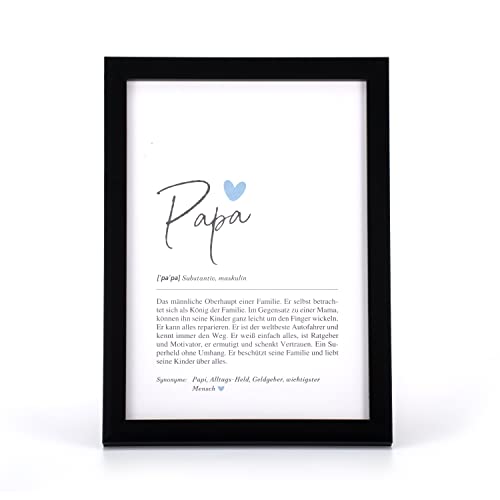 Fjllrven Definition Poster & Kunstdrucke | Weihnachtsgeschenke Papa Geschenk | Vatertagsgeschenk | Geschenke für Papa Geburtstag | Wanddeko Deko Wohnzimmer | DINA A4 von Fjllrven