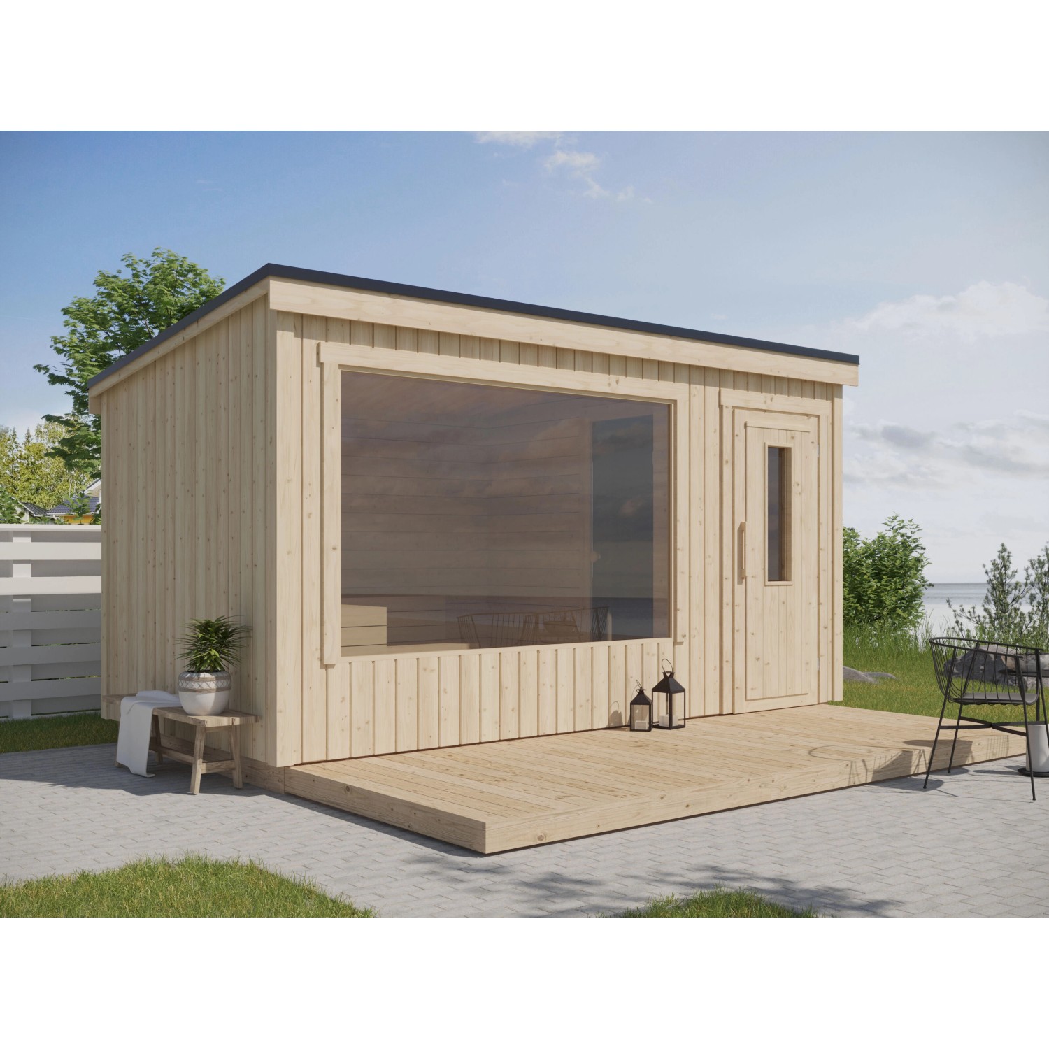 Fjordholz Design Saunahaus Modell Kalle L Fjordholz Design Saunahaus Modell Kalle L von Fjordholz