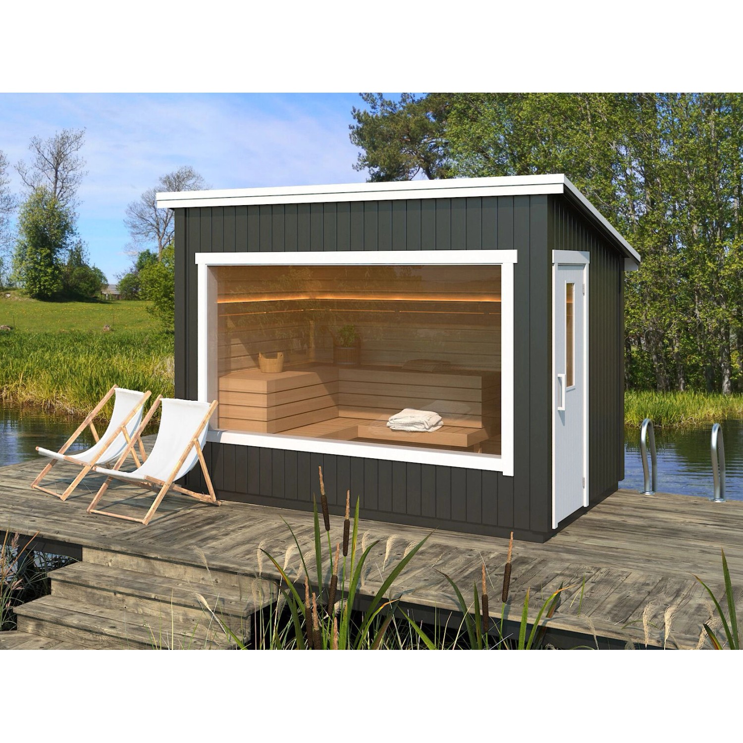 Fjordholz Design Saunahaus Modell Kalle Fjordholz Design Saunahaus Modell Kalle von Fjordholz