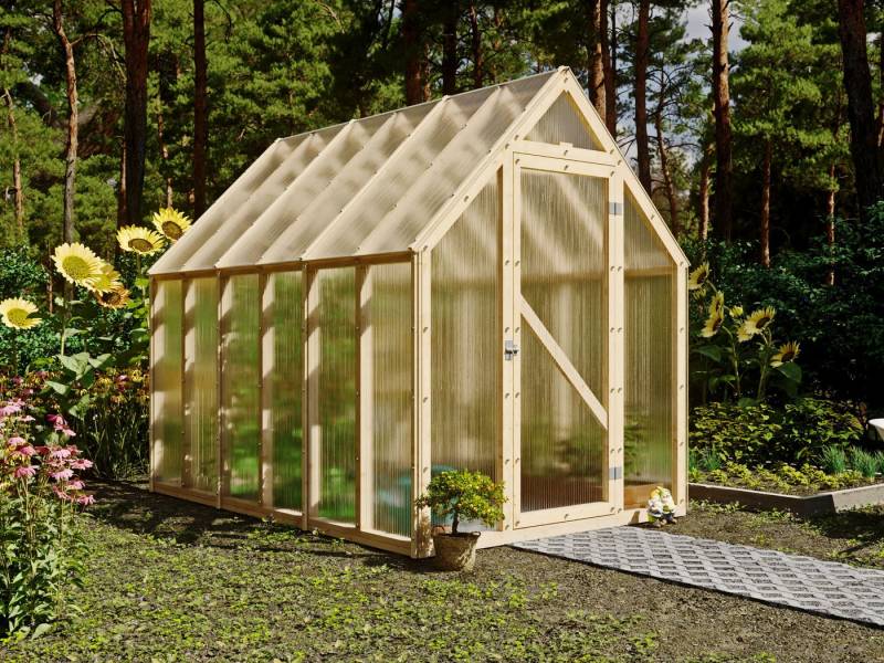 Fjordholz Gartenhaus Greenline Basic 6,5 m² von Fjordholz