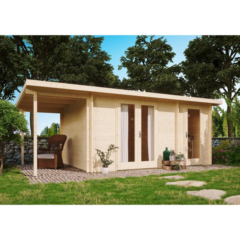 Fjordholz Gartenhaus Modell Carin 44 C +SD Halbglas-Tür Farblos Imprägniert Fjordholz Gartenhaus Modell Carin 44 C +SD Halbglas-Tür Farblos Imprägniert von Fjordholz