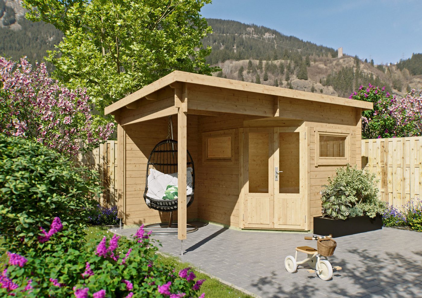 Fjordholz Gartenhaus Leva 2B Fjordholz Gartenhaus Leva 2B von Fjordholz
