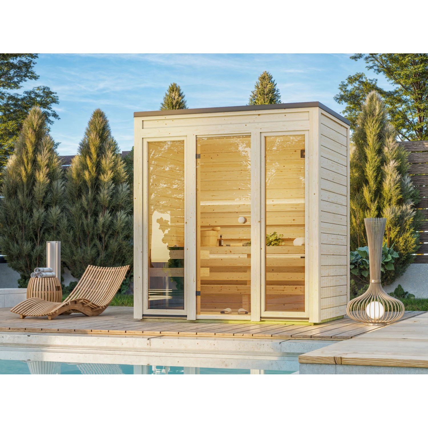 Fjordholz Mini Saunahaus Modell Otto 40 Fjordholz Mini Saunahaus Modell Otto 40 von Fjordholz