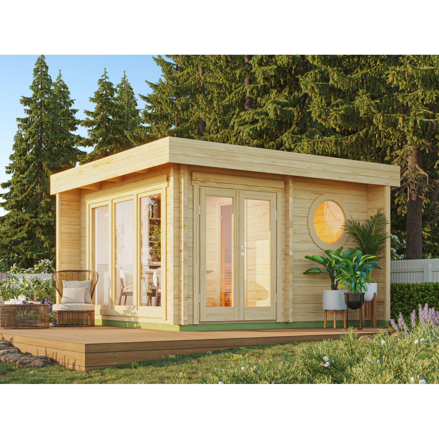 Fjordholz Saunahaus Modell Alma 70 Fjordholz Saunahaus Modell Alma 70 von Fjordholz