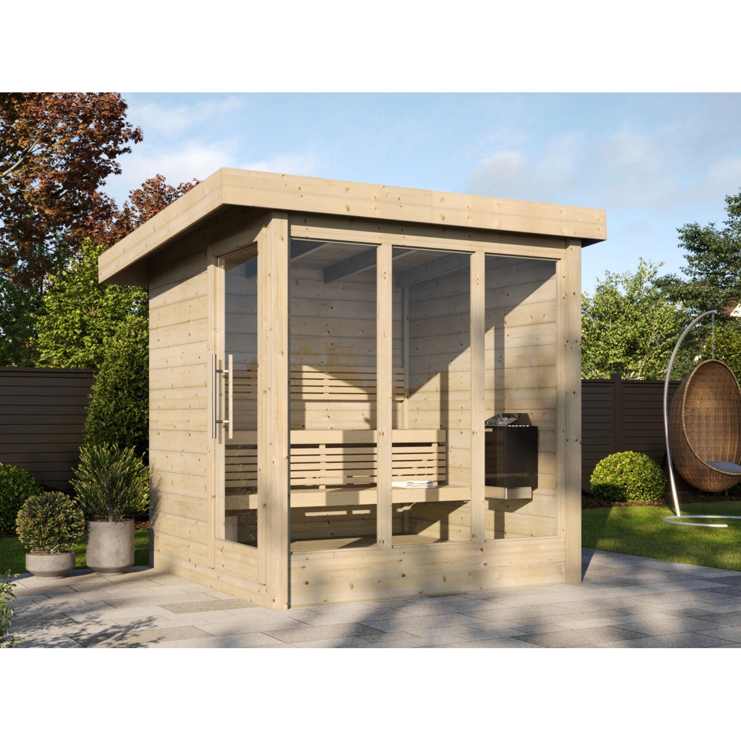Fjordholz Saunahaus Modell Anita Mini Fjordholz Saunahaus Modell Anita Mini von Fjordholz