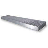 SAFE Flach-Auffangwanne aus Stahl, TK 6.500 kg/m², HxBxT 118 x 2.500 x 500 mm von SAFE