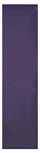 Flächenvorhang Schiebegardine halbtransparent Wildseide Optik Uni Schiebevorhang ca. 60x245 cm Vorhang Gardine #1135 (lila) von Flächenvorhang