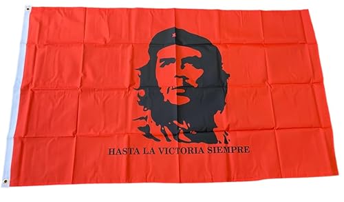 Che Guevara Flagge, 90 x 60 cm, 100 % Polyester FlagSuperstore von FlagSuperstore