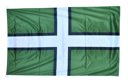 Devon Flagge, robust, langlebig, 1,5 x 91 cm, mit D-Ring-Clips FlagSuperstore von FlagSuperstore