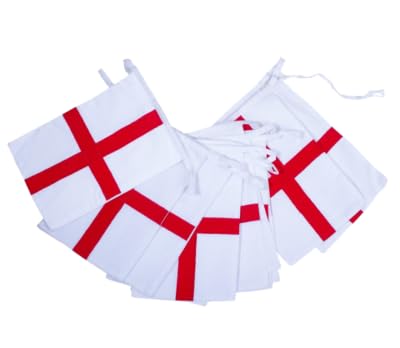 England St. George Wimpelkette 3 Meter 10 Flaggen FlagSuperstore von FlagSuperstore