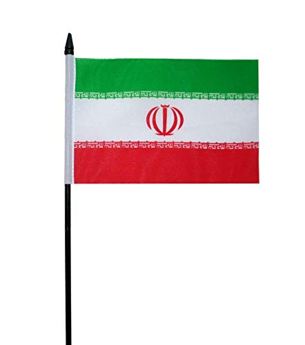 FlagSuperstore Iran-Flagge, klein, 15,2 x 10,2 cm von FlagSuperstore