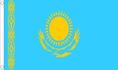 Kasachstan-Flagge, riesig, 2,4 x 1,5 m FlagSuperstore von FlagSuperstore