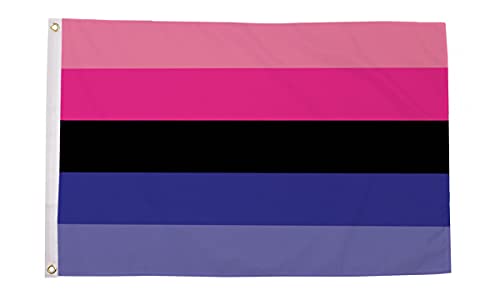 LGBTQ Pride FlaggenSuperstore© Omnisexual Flagge, 150 x 90 cm, 100 % Polyester mit Ösen von FlagSuperstore