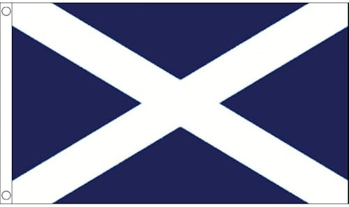 Schottland-Flagge, Marineblau, strapazierfähig, Nylon, 15 x 91 cm, mit Ösen, St. Andrews FlagSuperstore von FlagSuperstore