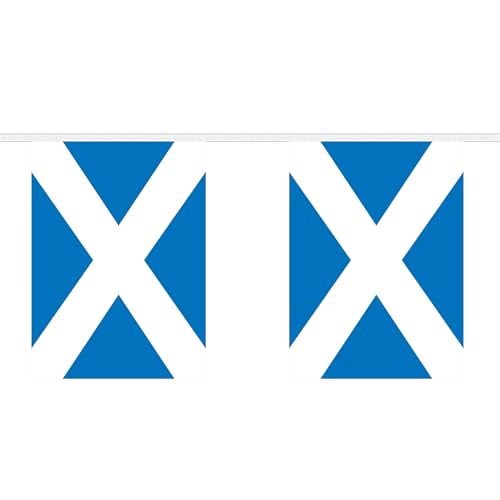 Schottland Riesenflagge Wimpelkette 32 Flaggen Banner 20 Meter FlagSuperstore von FlagSuperstore