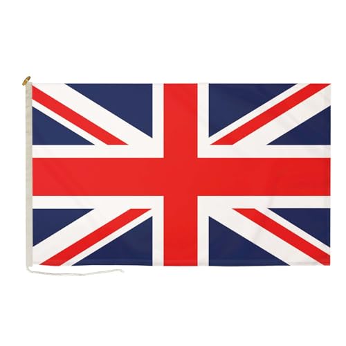 Union Jack-Flagge, strapazierfähig, 90 x 60 cm, mit Seil und Knebel FlagSuperstore von FlagSuperstore