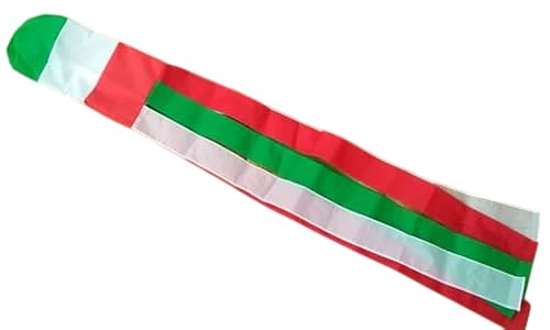Windsack mit italienischer Flagge, 152 cm, 100 % Nylon, Banner für Teleskopstange FlagSuperstore von FlagSuperstore