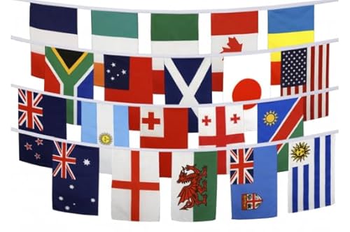 World Countries Riesenflaggen-Wimpelkette 20 Nationen Banner 15 Meter FlagSuperstore World Countries Riesenflaggen-Wimpelkette 20 Nationen Banner 15 Meter FlagSuperstore von FlagSuperstore
