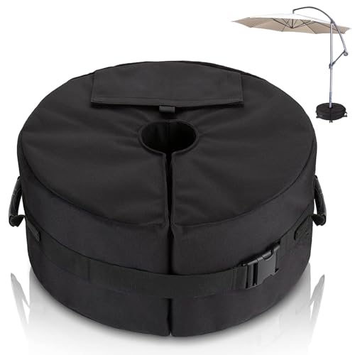 Flagest Sandsack Beschwerung Schirmständer Sonnenschirm - Seitliche Öffnung Stabiles Schirmfußgewicht - Terrasse Outdoor Sonnenschirmständer für Alle Arten Von Sonnenschirmen Fasst Bis zu 40kg Sand von Flagest