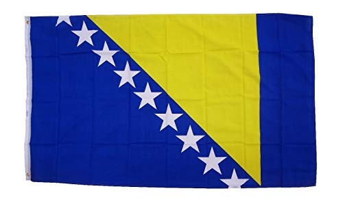 Flaggenfritze Fahne/Flagge Bosnien-Herzegowina + gratis Sticker von Flaggenfritze