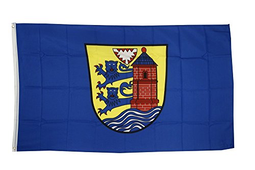 Flaggenfritze Fahne/Flagge Deutschland Stadt Flensburg + gratis Sticker von Flaggenfritze