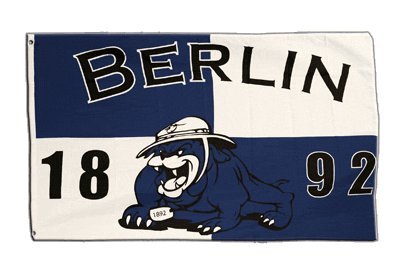 Flaggenfritze Fahne/Flagge Berlin Bulldogge + gratis Sticker von Flaggenfritze