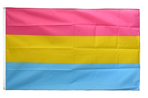 Flaggenfritze Fahne/Flagge Pansexuell + gratis Sticker von Flaggenfritze
