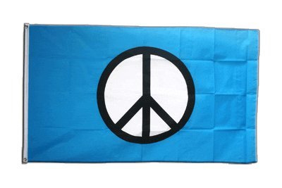 Flaggenfritze Fahne/Flagge Peace-Symbol + gratis Sticker von Flaggenfritze