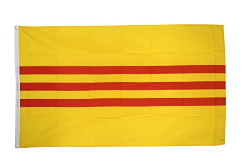 Flaggenfritze Fahne/Flagge Vietnam alt (Südvietnam) + gratis Sticker von Flaggenfritze