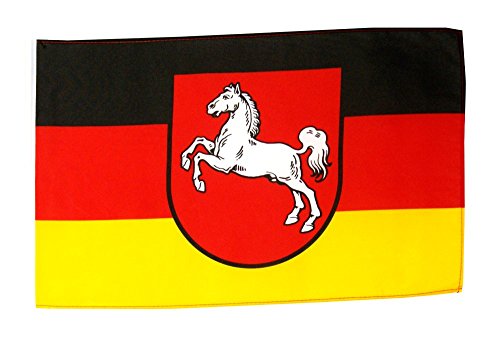 Flaggenfritze Flagge/Fahne Deutschland Niedersachsen + gratis Sticker von Flaggenfritze