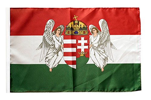 Flaggenfritze Flagge/Fahne Ungarn Königreich 1867-1918 + gratis Sticker von Flaggenfritze