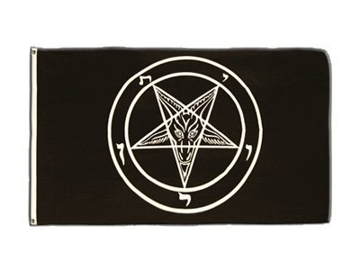 Flagge Baphomet Church of Satan - 90 x 150 cm von Flaggenfritze