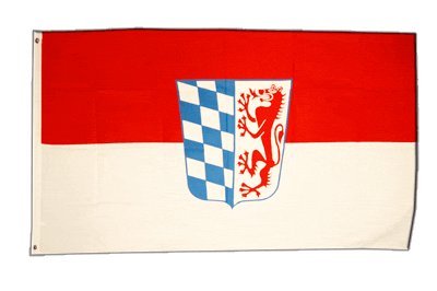 Flagge Deutschland Niederbayern - 90 x 150 cm von Flaggenfritze